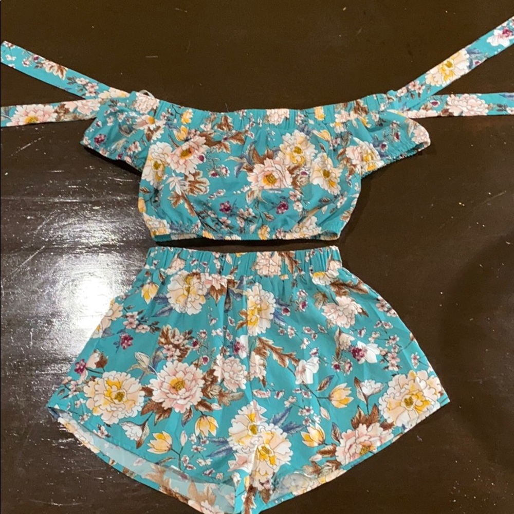 Floral Two Piece Set